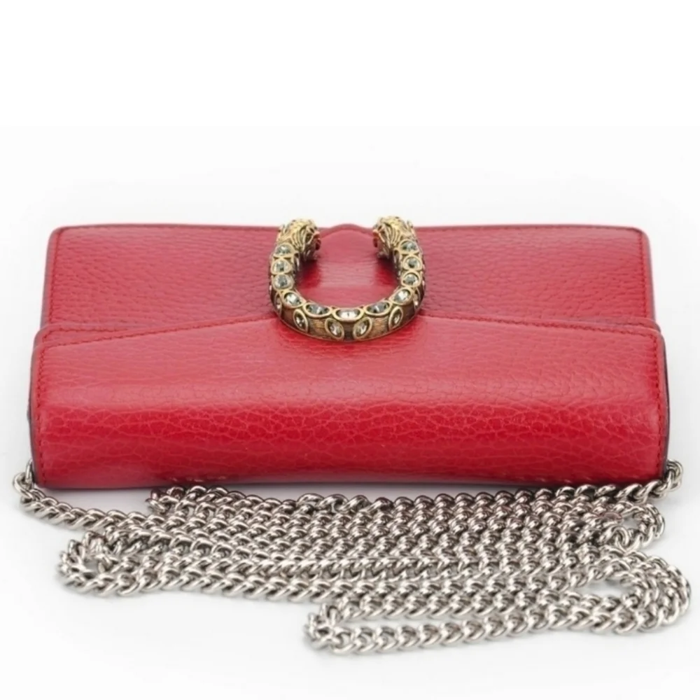 Authentic Gucci Dionysus Dark Red Super Mini Bag Shoulder - Picture 6 of 11